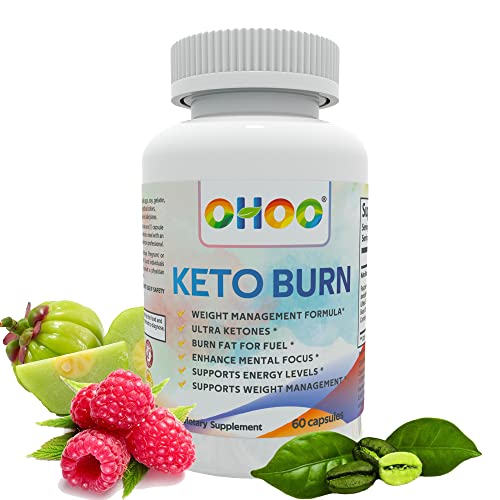 OHOO Keto Burn Weight Loss Supplement 650 Mg - Natural Keto 5 Increases Ability to Burn Fat OHOO uk supplements