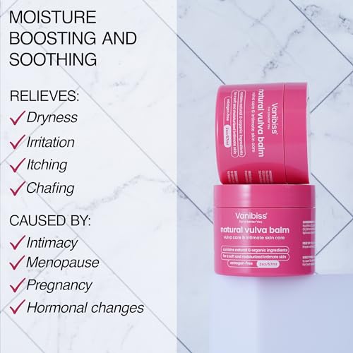 Vanibiss Natural Vulva Balm - Vulva Cream & Tender Skin Care -Topical Vulvar Moisturizer Vanibiss uk supplements