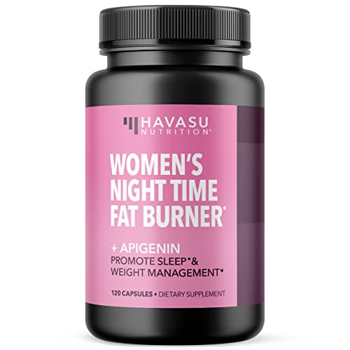 Night Time Fat Burner for Women | Weight Loss and Sleep Support Blend With Apigenin HAVASU NUTRITION uk supplements