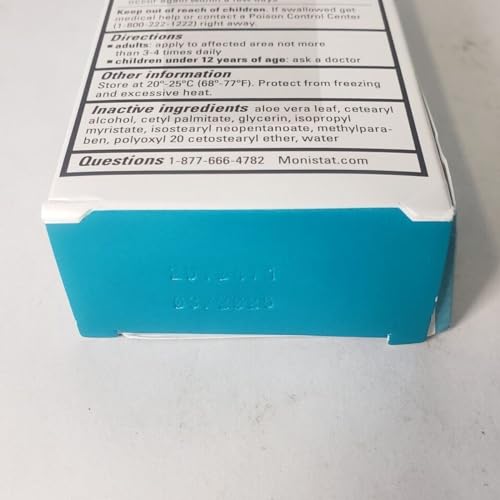 Monistat Care Maximum Strength Instant Itch Relief Cream, 1 Ounce each (Value Pack of 5) My Store uk supplements