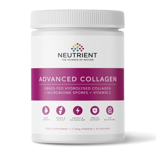 Neutrient™ Advanced Collagen Powder Supplement, Hydrolyzed Collagen Peptides Neutrient the science of nature uk supplements