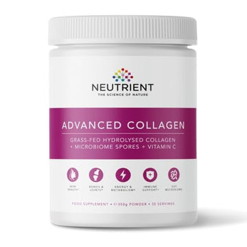 Neutrient™ Advanced Collagen Powder Supplement, Hydrolyzed Collagen Peptides Neutrient the science of nature uk supplements