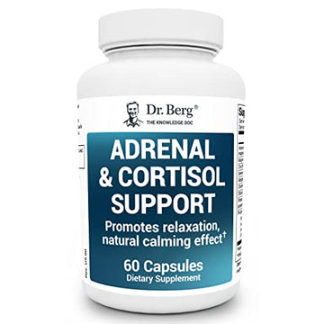 Dr. Berg Adrenal & Cortisol Capsules - Adrenal Supplement & Cortisol Manager - Mood Dr. Berg Nutritionals uk supplements