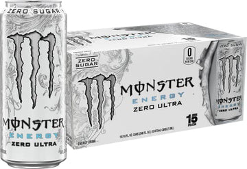 Monster Energy Zero Ultra, Sugar Free Energy Drink, 16 Ounce (Pack of 15) Monster Energy uk supplements
