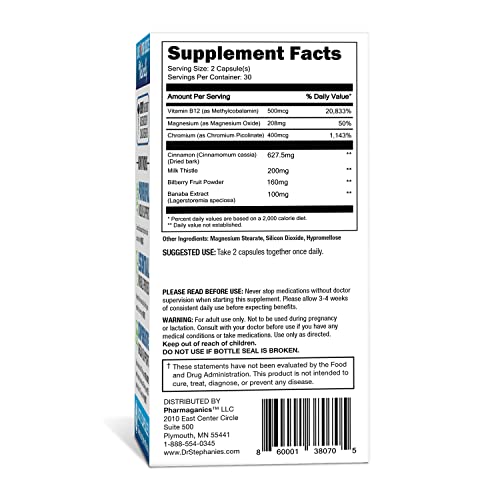 Pharmaganics Dr. Stephanie's Bundle Pack - 24 Hour Support + Carb & Sugar Blocker Pharmaganics uk supplements