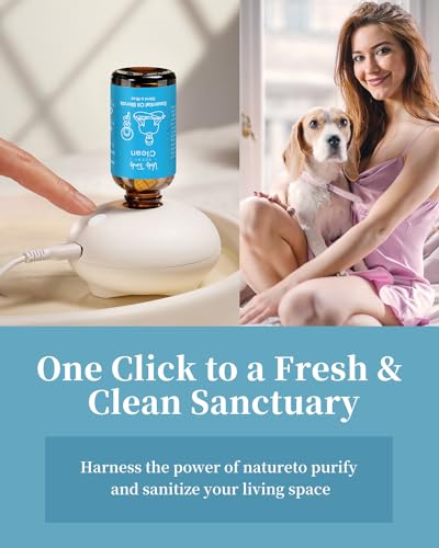 VTS Waterless Diffuser with Essential Oils Set, Tea Tree Essential Oil Aromatherapy Gift Set VEDA TINDA SCENT uk supplements