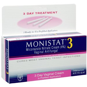 PACK OF 3 EACH MONISTAT 3 CREAM PREFILLED 1EA PT#30062540201 My Store uk supplements