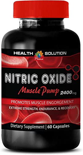 Muscle Pump pre Workout - Nitric Oxide 2400mg Muscle Pump, Extreme Strength Health Solution Prime uk supplements