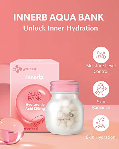 Innerb Aqua Bank (28 Servings, 4 Weeks) - Premium Korean Skincare Supplement CJwellcare uk supplements
