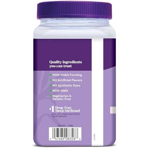 Natrol Sleep & Restore Magnesium Glycinate Blend Gummies, Magnesium for Sleep Aids for Adults, Melatonin-Free, Cherry Flavored, 30 Day Supply Natrol uk supplements
