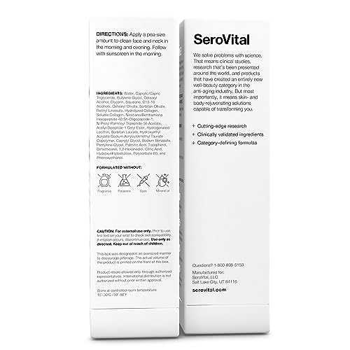 SeroVital Beauty RetinAll Daily Serum – Redefining Retinol – Retinoid Skin Serum Serovital uk supplements