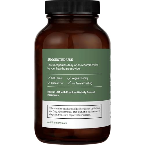 Earth Harmony Myo-Inositol & D-Chiro Inositol Supplement for Women, Ovarian & Hormone Balance for Women - Supports Normal Cycles, Fertility Supplement (120 Capsules) Earth Harmony Naturals uk supplements