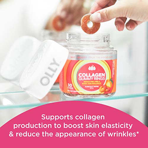 OLLY Collagen Gummy Rings, 2.5g of Clinically Tested Collagen, Boost Skin Elasticity & Reduce OLLY uk supplements