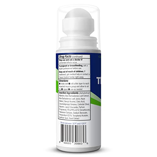 Theraworx Relief for Muscle Cramps Roll-On Fast-Acting Muscle Spasm, Leg Soreness with Magnesium Sulfate - 2.5 oz - 1 Count Theraworx uk supplements