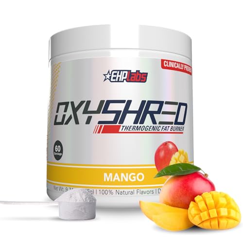 EHP Labs OxyShred Thermogenic Pre Workout Powder & Shredding Supplement - Clinically EHP Labs uk supplements