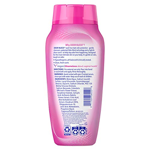 Vagisil Feminine Wash for Intimate Area Hygiene, Odor Block, Gynecologist Tested Vagisil uk supplements