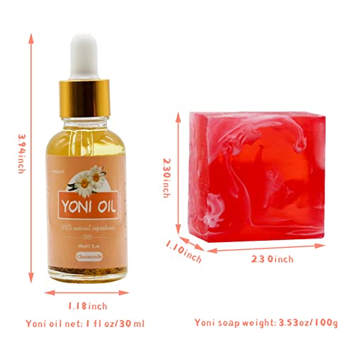 Yoni Soap Bar Yoni Oil Set Of 3, Vaginal Wash Eliminates Odor Ph Balance for Women, Feminine Wash tovaginsh uk supplements