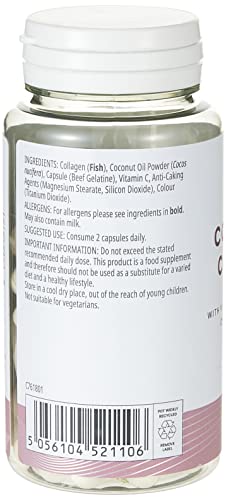 My Vitamins Coconut & Collagen Capsules 60pk MyVitamins uk supplements