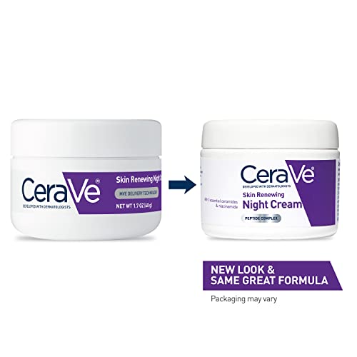 CeraVe Skin Renewing Night Cream | Niacinamide, Peptide Complex CeraVe uk supplements