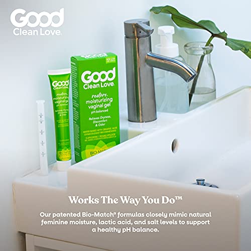 Good Clean Love Restore Moisturizing Vaginal Gel, pH-Balanced, Water-Based with Aloe Vera & Lactic Acid Good Clean Love uk supplements