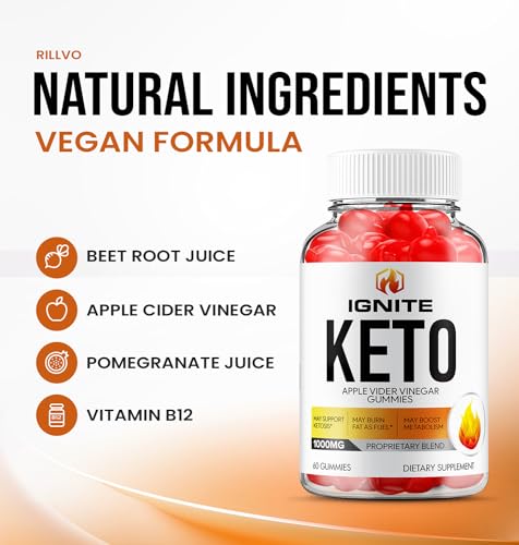 (3 Pack) Ignite Keto ACV Gummies - Official - Keto Ignite ACV Advanced Formula Plus Rillvo uk supplements