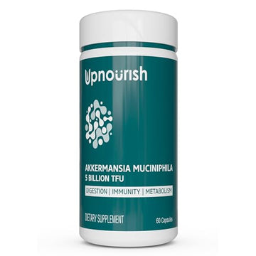 Akkermansia Muciniphila Probiotics for Digestive Health - 5 Billion TFU Akkermansia Probiotic UpNourish uk supplements