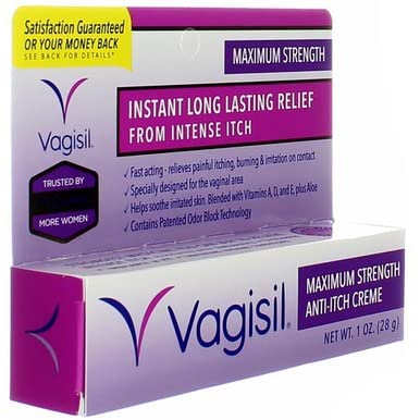 Vagisil Maximum Strength Anti-Itch Creme 1 oz (Pack of 3) Vagisil uk supplements