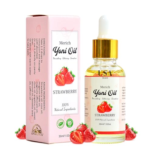 MERICH Natural Yoni Oil | Feminine Yoni Detox Oil | Naturally Scented Vaginal Oil | Restores pH Balance ANGELYCIA uk supplements