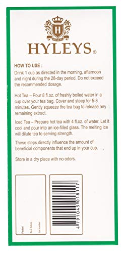 Hyleys Detox Tea for Cleanse - 28 Day Kit - 84 Tea Bags - Gift Gift For Mom For Mom HYLEYS uk supplements