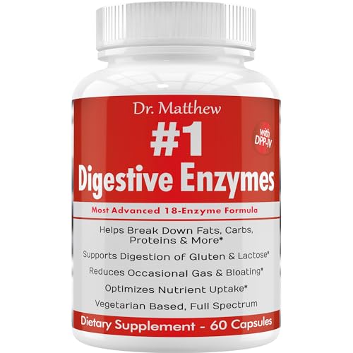 Best Digestive Enzymes for Women & Men with Lactase Lipase Amylase Dr. Matthew uk supplements
