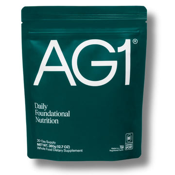 AG1 Greens Powder Refill Pouch – 75 Vitamins, Multivitamin & Probiotic | Gut Health Support | Vegan, Keto, Gluten Free | Athletic Greens Supplement - Pouch Only, Classic Formula AG1 uk supplements