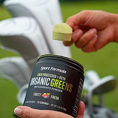 Sport Formula 99 Organic Greens Superfood Powder, Cold Pressed Vegan and Keto Powder, Non-GMO, Low Calorie Daily Green Juice Powder Sport Formula 99 uk supplements