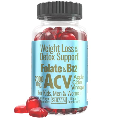 Shizam Weight Loss Detox Gummies. for Kids & Women w/Beet Root & 2000mg ACV Apple Shizam uk supplements
