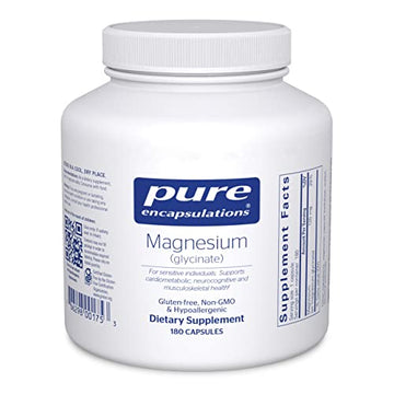Pure Encapsulations Magnesium (Glycinate) - Supplement to Support Stress Relief, Sleep Pure Encapsulations uk supplements