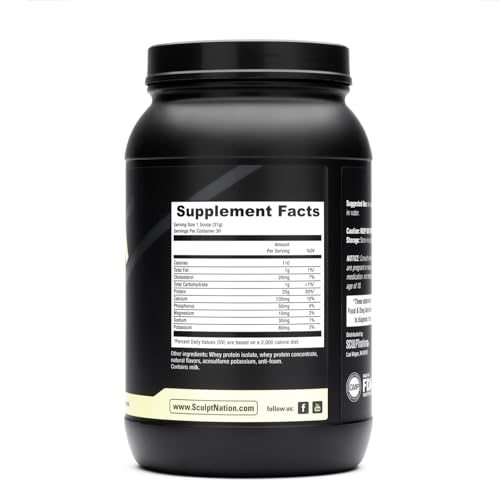 Sculpt Nation by V Shred Protein Powder (Vanilla) - Premium Whey Protein Powder Sculpt Nation uk supplements