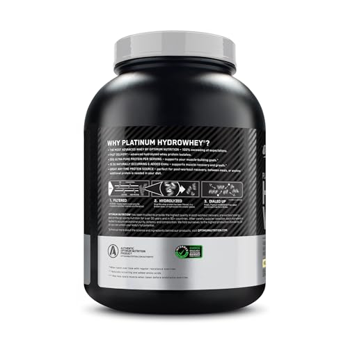 Optimum Nutrition Platinum Hydrowhey Protein Powder, 100% Hydrolyzed Whey Isolate Optimum Nutrition uk supplements
