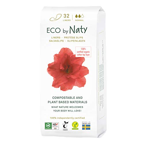Eco by Naty Panty Liners for Women – Liners for Daily use, Eco-Friendly Women’s Thin Discreet Panty Eco by Naty uk supplements
