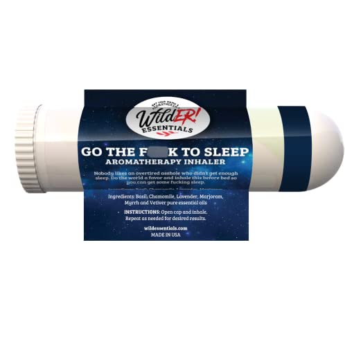 Wilder Essentials 3 Pack of Go The F to Sleep Aromatherapy Nasal Inhalers Made with 100% Natural mEssentials uk supplements