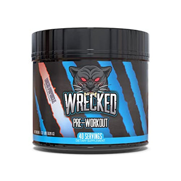 Huge Supplements Wrecked Pre-Workout, 30G+ Ingredients Per Serving to Boost Energy Huge Supplements uk supplements