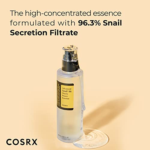 COSRX Snail Mucin 96% Power Repairing Essence 3.38 fl.oz 100ml COSRX uk supplements