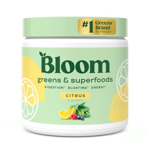 Bloom Nutrition Super Greens Powder Smoothie & Juice Mix (Citrus) Bloom Nutrition uk supplements