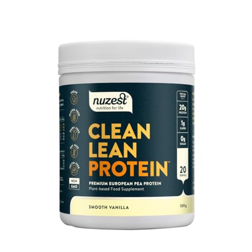 Vegan Protein Powders by Nuzest - Clean Lean Protein - Smooth Vanilla - Plant Based Pea Protein Shake Nuzest uk supplements