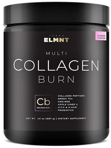 Super Collagen Burn - Premium Multi Collagen Powder for Women Weight Loss & Beauty TERRA ELMNT uk supplements