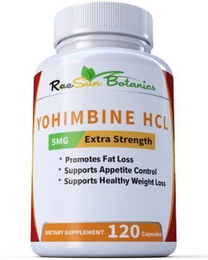 RaeSun Botanics Yohimbine HCL Bark Extract Extra Strength Supplement 5mg x 120ct RaeSun Botanics uk supplements