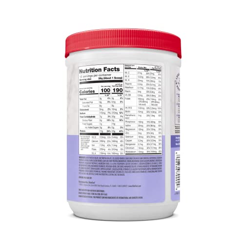 SlimFast Meal Replacement Smoothie Mix, 24 Servings, High Protein, Vanilla Cream, 20g SlimFast uk supplements