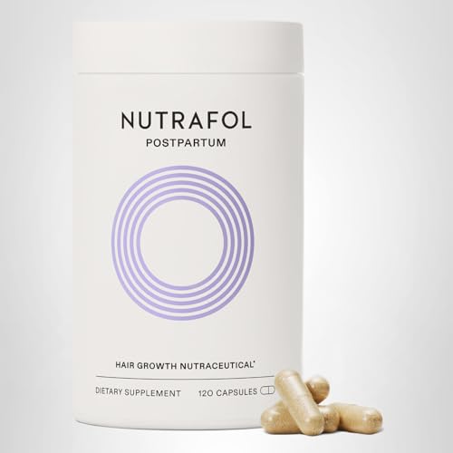 Nutrafol Postpartum Hair Growth Supplements, Clinically Tested for Visibly Thicker Hair and Less Shedding, Breastfeeding-friendly - 1 Month Supply Nutrafol uk supplements