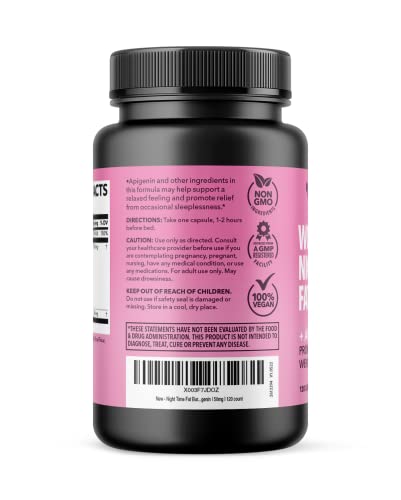 Night Time Fat Burner for Women | Weight Loss and Sleep Support Blend With Apigenin HAVASU NUTRITION uk supplements