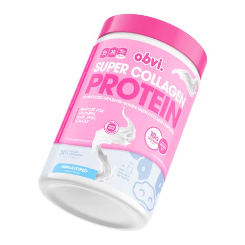 Obvi Collagen Peptides, Protein Powder, Keto, Gluten and Dairy Free, Hydrolyzed Grass Obvi uk supplements
