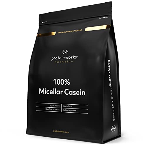 Protein Works 100% Micellar Casein Protein Powder | Slow Release Protein Shake | Amino Acids Protein Works uk supplements